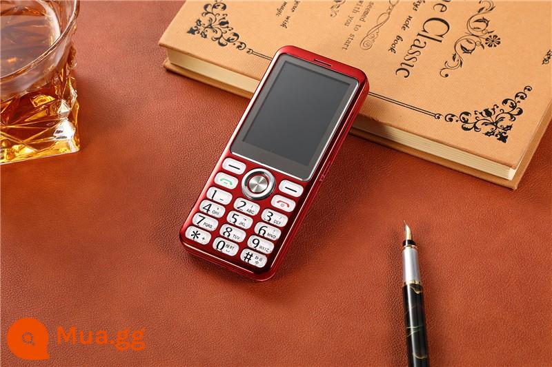 Bailingtong T107 full Netcom đèn pin ánh sáng mạnh siêu dài di động Unicom Telecom 4G máy dành cho người già - Màu đỏ (tất cả Netcom 4G)