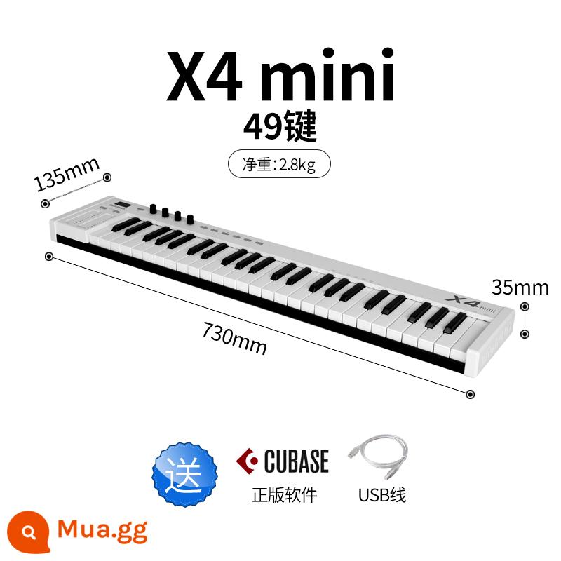 Bộ điều khiển nhạc điện tử midiplus X8III X61 49 Bàn phím midi 88 phím chuyên nghiệp - X4mini (bàn phím mini) (có phần mềm soạn nhạc chính hãng)