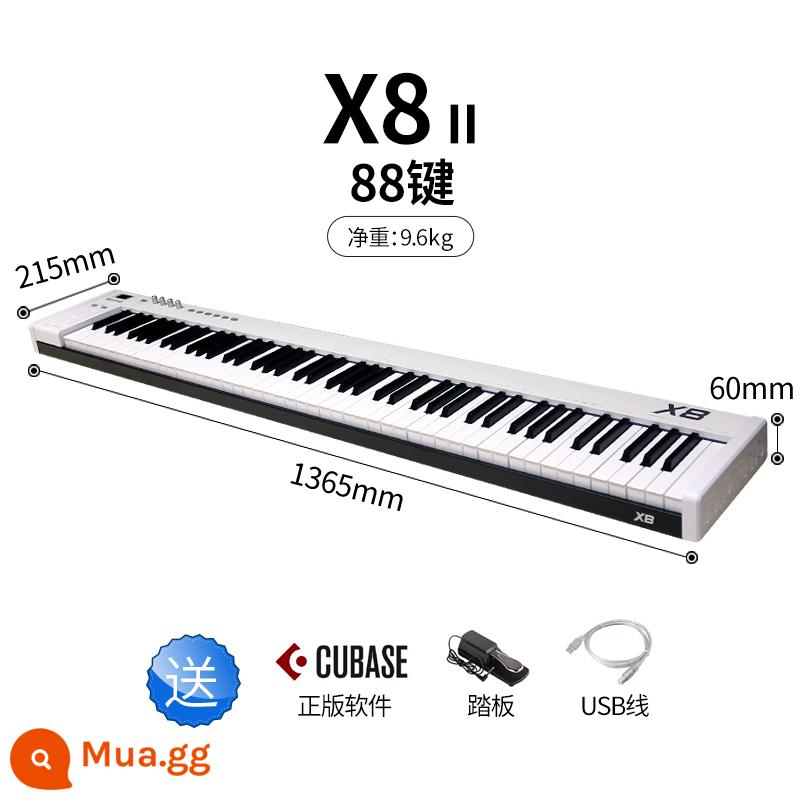 Bộ điều khiển nhạc điện tử midiplus X8III X61 49 Bàn phím midi 88 phím chuyên nghiệp - X8 (có kèm phần mềm Pedal+Sắp xếp)