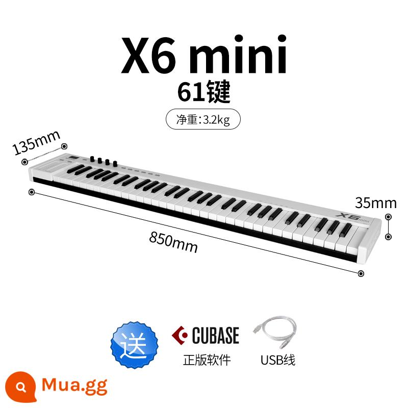 Bộ điều khiển nhạc điện tử midiplus X8III X61 49 Bàn phím midi 88 phím chuyên nghiệp - X6mini (bàn phím mini) (có phần mềm soạn nhạc chính hãng)