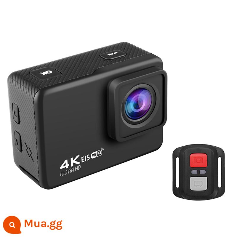 Camera thể thao forsafe Vlog thông minh chống nước độ nét cao chống rung Máy ghi âm đi xe máy - Màn hình đơn màu đen có điều khiển từ xa