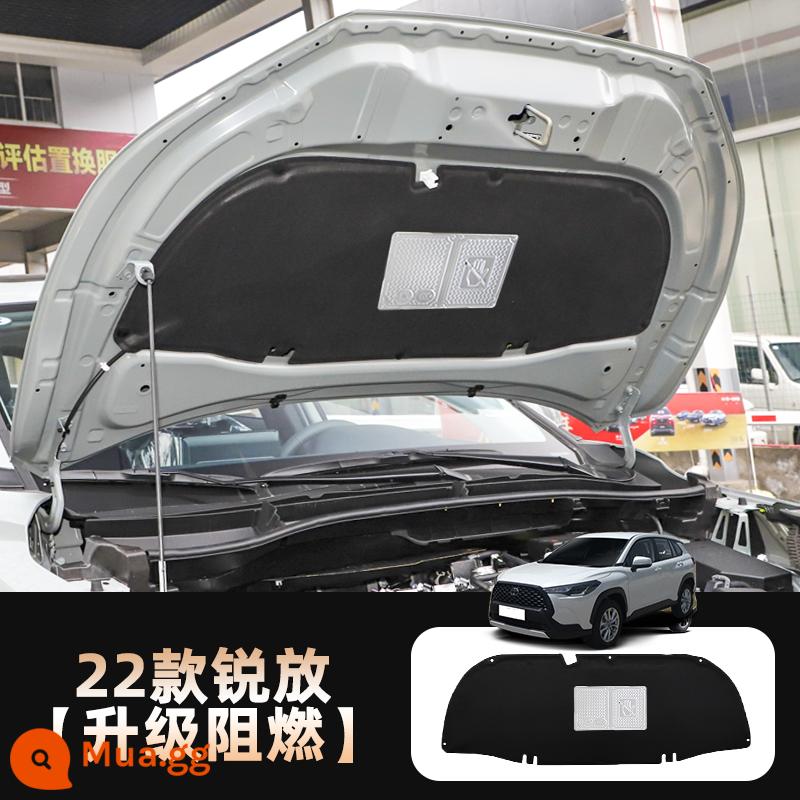 Thích hợp cho 23 Toyota Corolla Ruifang Fenglanda mui xe cách nhiệt cotton chống cháy mui xe động cơ cách âm bông - Bông cách nhiệt Corolla mới [chất chống cháy nâng cấp]