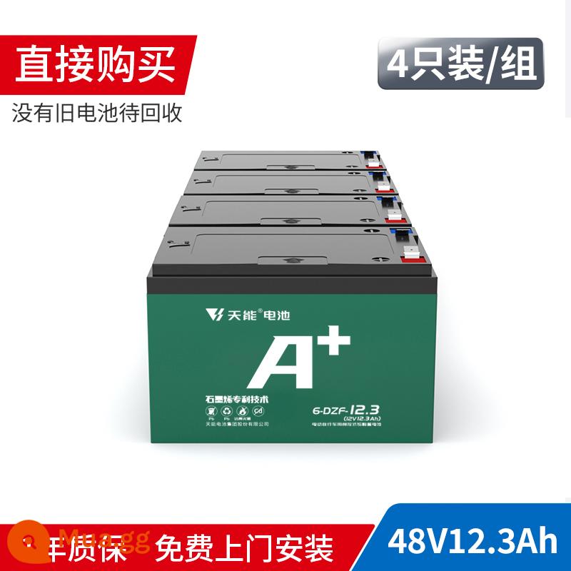 Pin Tianneng A+ 48V60V72V pin graphene xe điện hai bánh và ba bánh pin axit chì cho xe điện - 48v12ah mua trực tiếp (không cần tái chế pin cũ)