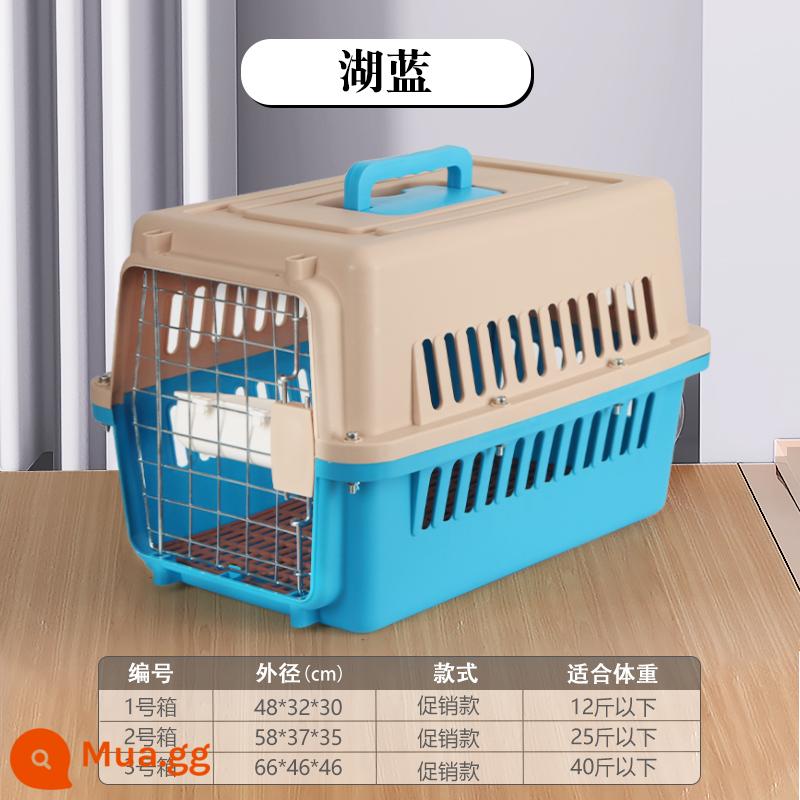 Pet air box cat check box dog out xe xách tay lồng chó chó vừa và nhỏ vali Air China - Khuyến mãi mới [Hồ Xanh] tiết kiệm chi phí