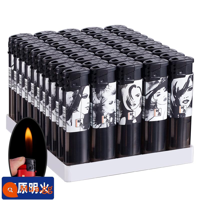 50 Full -Box Minghuo Lilu Chơi tùy chỉnh nhẹ thông thường để làm bán buôn siêu thị in ấn - (Chống cháy) Cold Beauty 50 gói