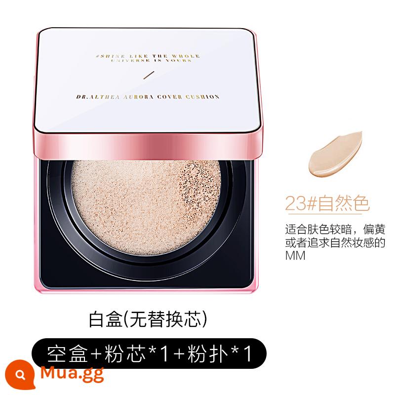 DrAlthea Aisier bác sĩ hoa anh đào air cushion bb cream che khuyết điểm dưỡng ẩm kiểm soát dầu lâu dài cho da khô cc nền dạng lỏng nữ - Hộp trắng 23# màu tự nhiên (không bao gồm nạp tiền)