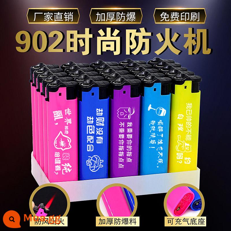 Bật lửa quảng cáo tùy chỉnh in cao cấp mờ bánh mài dùng một lần khách sạn chống gió chữ logo tùy chỉnh - 902 Kẹo [Củ Cải]