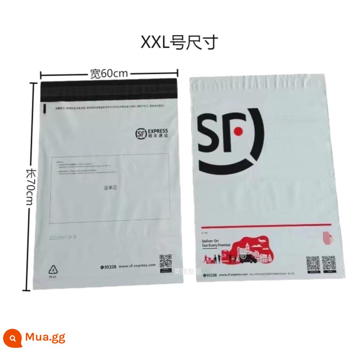 Túi đóng gói SF express bao bì chống thấm nước túi nhựa bao bì hậu cần băng SF express lớn Túi SF express - Size XXL rộng 60cm dài 70cm/50 cái