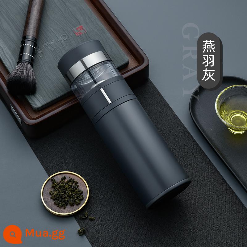 Anh Vanow High -end Tea Tách của Thermos Cup Tea Cup Cup Cup Water Khắc tùy chỉnh Hộp quà tặng logo in logo - Yanyu màu xám