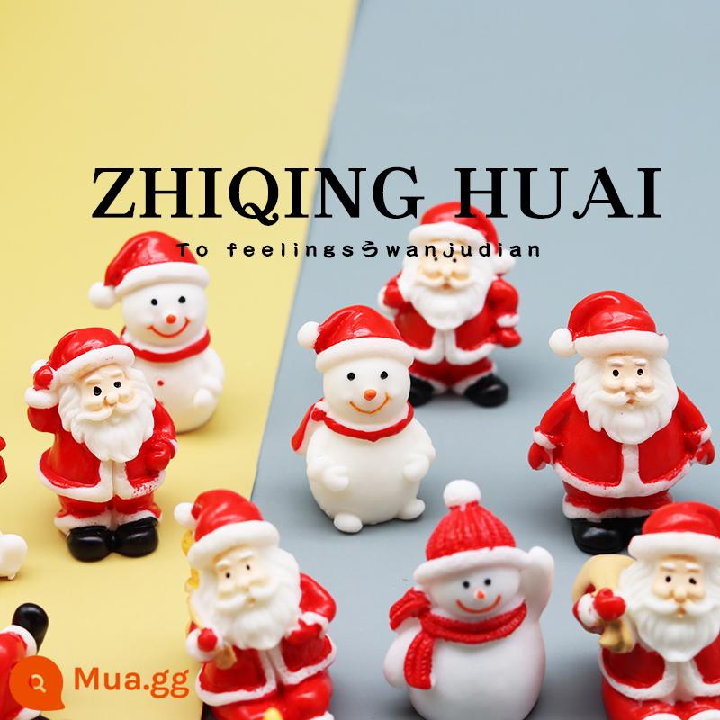 Độc Lập Mù Túi Ông Già Noel Bộ Q Phiên Bản Tặng Mini Thu Nhỏ Đồ Chơi Búp Bê Người Tuyết Giáng Sinh Trẻ Em Trang Trí - Túi mù độc lập, 5 kiểu ngẫu nhiên không trùng lặp