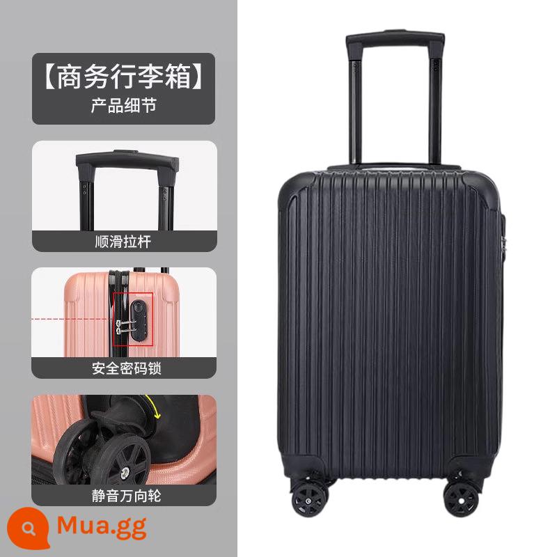 Khung nhôm vali vali 20 xe đẩy có bánh xe đa năng 24 nữ nam sinh viên 26 mật khẩu lên máy bay hộp da 29 inch - đen