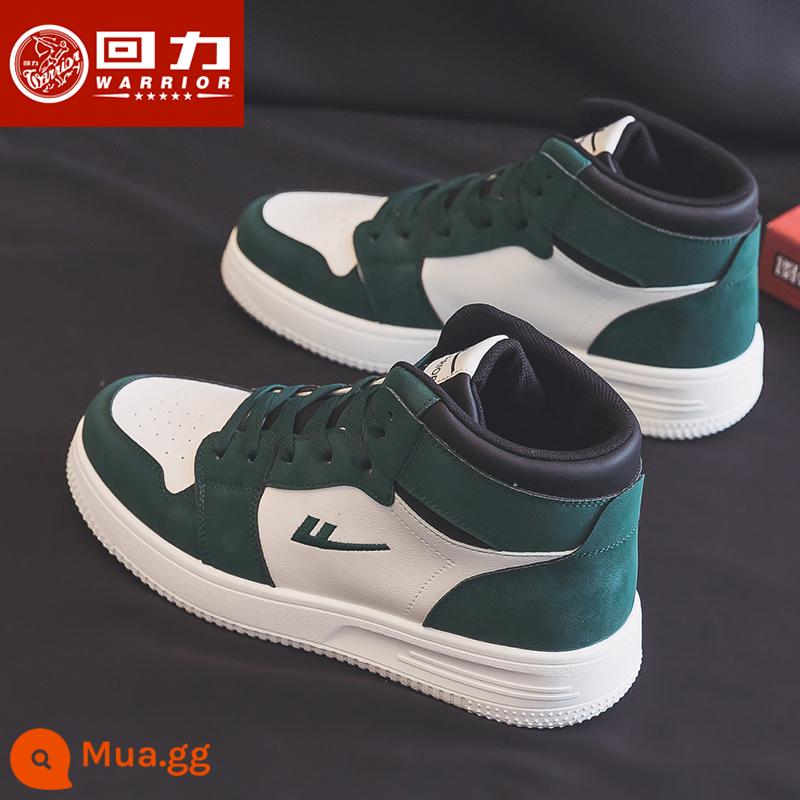 Kéo Lại Giày Nam 2022 Mới Mùa Đông Giày Nam Nhỏ Màu Trắng Mùa Thu Đông Nam Thể Thao Đôi giày Sneakers - 0544 ống cao xanh đen