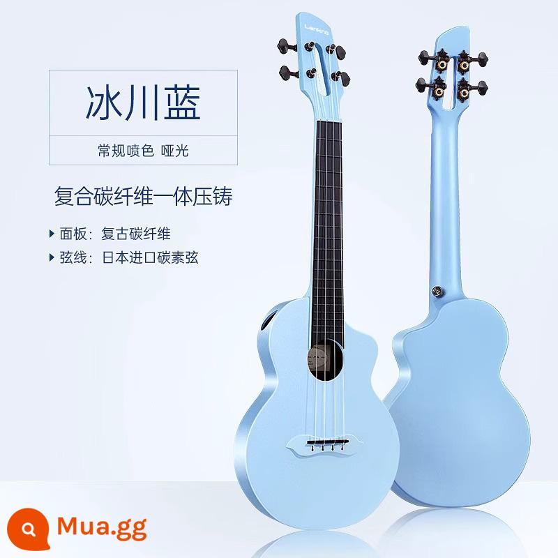 Đàn Ukulele cô gái mới bắt đầu cấp độ đầu vào trẻ em người lớn đàn guitar nhỏ cao cấp 23 inch 26 đàn Ukulele nam - Sợi carbon-23 inch [Xanh băng]