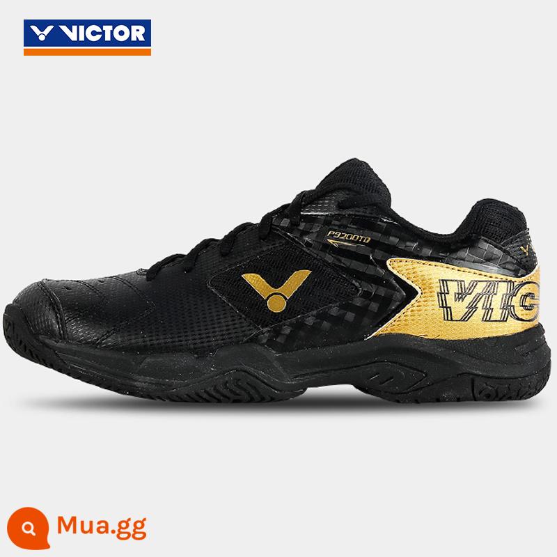 Giày Cầu Lông VICTOR Victory Victor P9200TD Kung Fu Ống Giữa Bảo Vệ Chống Sốc Chống Mài Mòn - P9200TD-Đen/Vàng