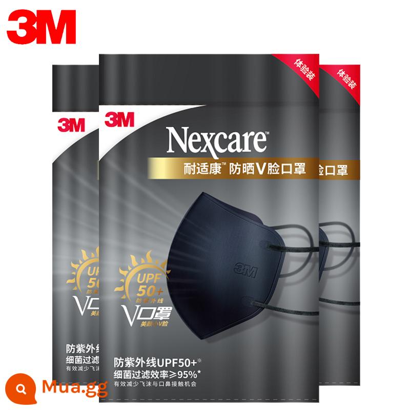 Mặt nạ 3M Nashikang Kem chống nắng V-face 3D Mặt nạ ba chiều dùng một lần Hiệu quả lọc vi khuẩn ≥95% - Mặt nạ chống nắng chữ V 1 gói × 3 gói (cỡ vừa)