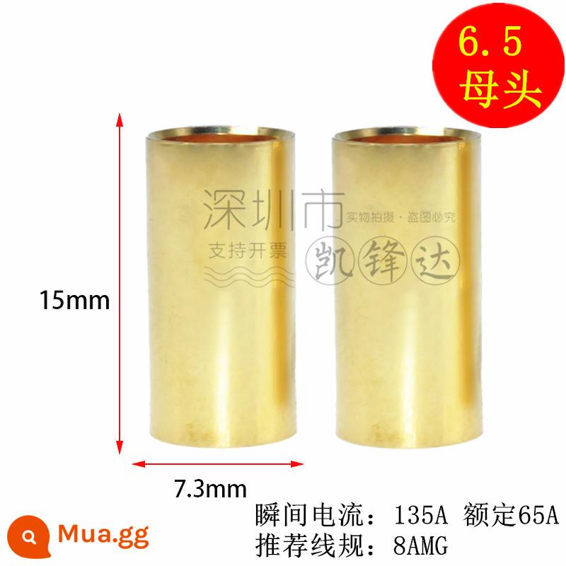 Mô hình máy bay bằng đồng nguyên chất mạ vàng đầu chuối 2.0/3.0/4.0/5.0/6.0/8.0mm động cơ điện tử thống đốc phích cắm đặc biệt - Đầu nối cái 6.5mm 10 cái