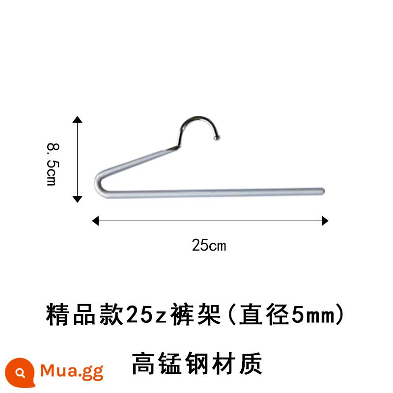 Phong cách thép không gỉ Lala quần áo và mũ có thể sống tiết kiệm không gian lưu trữ và treo quần đa chức năng thần tạo tác quần giá kéo thanh tải hàng đầu - Giá treo quần mẫu cao cấp 25z 10 cái (5mm) 25z 10 cái