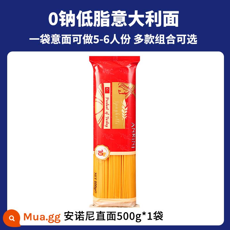 Mì ống thẳng gia đình mì ống ít béo sốt cà chua mì ống mì ống cho trẻ em 500g - [Thử sớm] Mặt trực tiếp nhập khẩu chính hãng 500g