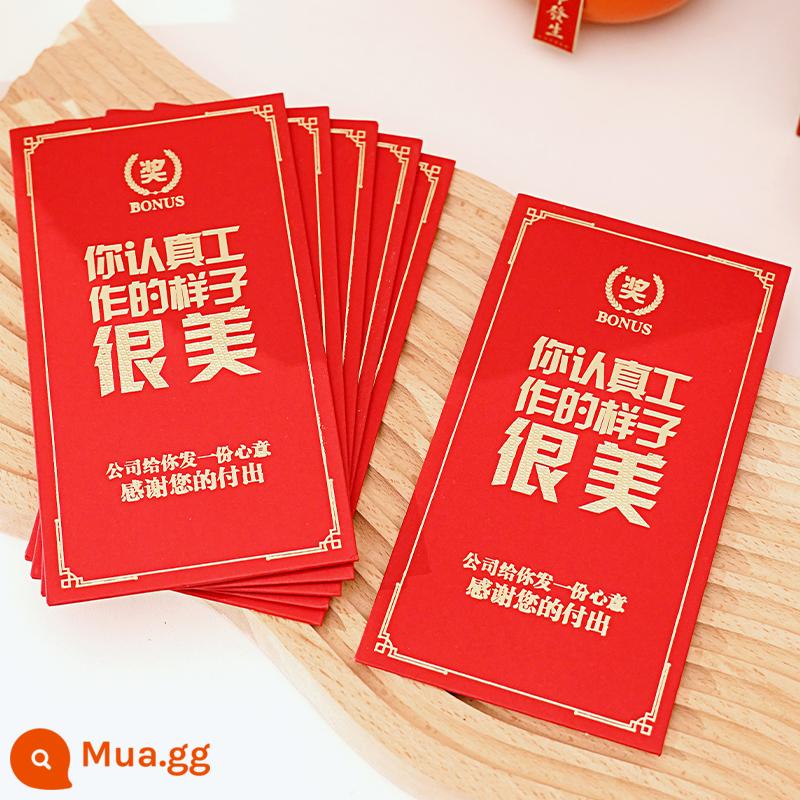 Phong bao lì xì khai trương năm mới Phong bao lì xì khai trương năm mới - Bạn trông xinh đẹp khi bạn làm việc chăm chỉ