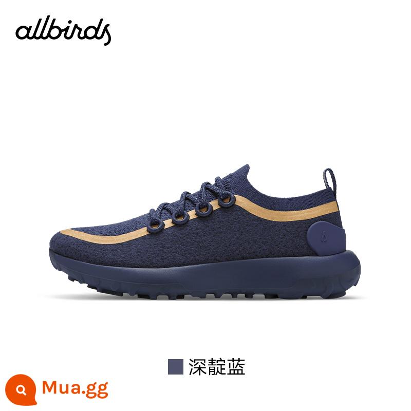 Allbirdstrail Runner SWT Mizzle Anti -splashing Water Thoải mái -Giày nam bình thường và giày phụ nữ - chàm đen