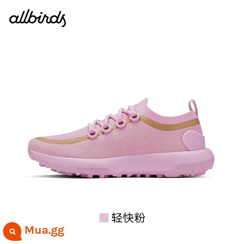 Allbirdstrail Runner SWT Mizzle Anti -splashing Water Thoải mái -Giày nam bình thường và giày phụ nữ - Bột nhẹ