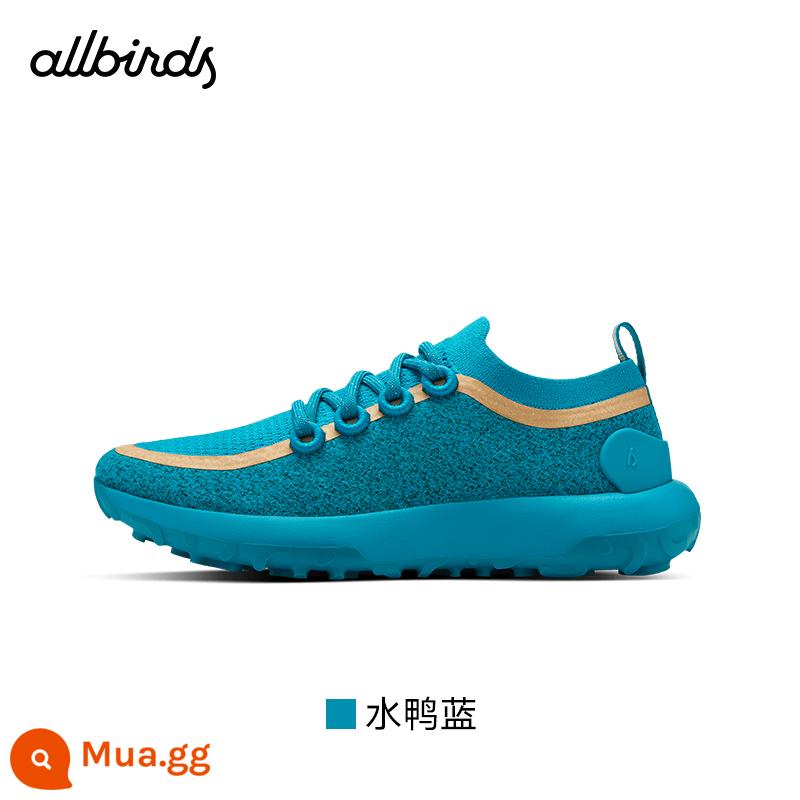 Allbirdstrail Runner SWT Mizzle Anti -splashing Water Thoải mái -Giày nam bình thường và giày phụ nữ - màu xanh ngọc