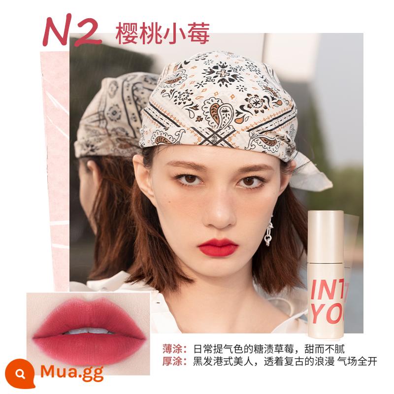 intnyou lip mud nitoyou/intuoyou/intuyou/intooyou son môi cửa hàng chính thức hàng đầu - #N2-Anh đào