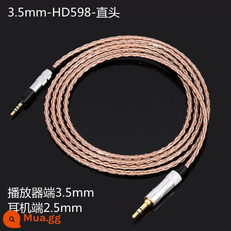 4.4 2,5mm Cân bằng HD560S HD400PRO518HD598 559 Tai nghe bảng Tai nghe bảng Gimboli - Đầu 3,5 mm-HD560S-đồng tinh thể đơn đầu thẳng (1,5 mét)