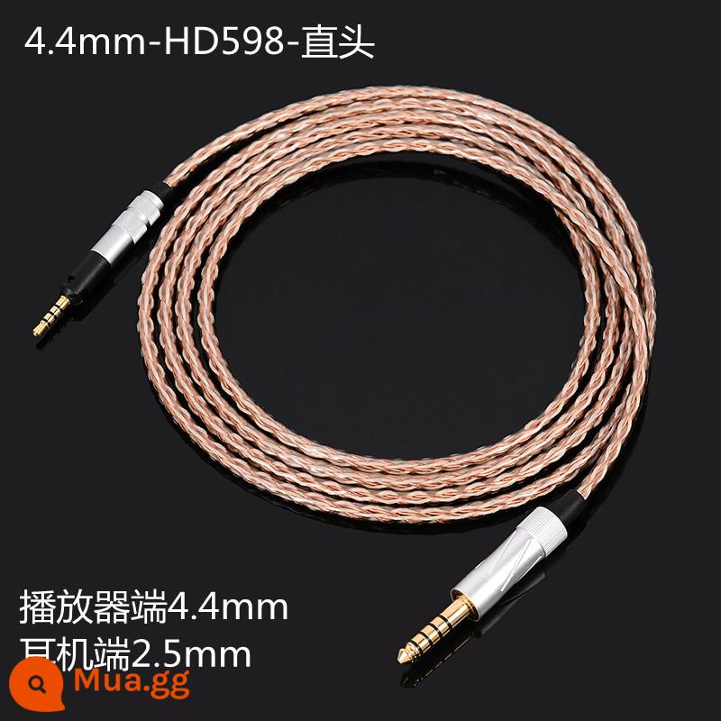 4.4 2,5mm Cân bằng HD560S HD400PRO518HD598 559 Tai nghe bảng Tai nghe bảng Gimboli - Đầu 4,4mm-HD560S-đồng tinh thể đơn đầu thẳng (1,5 mét)