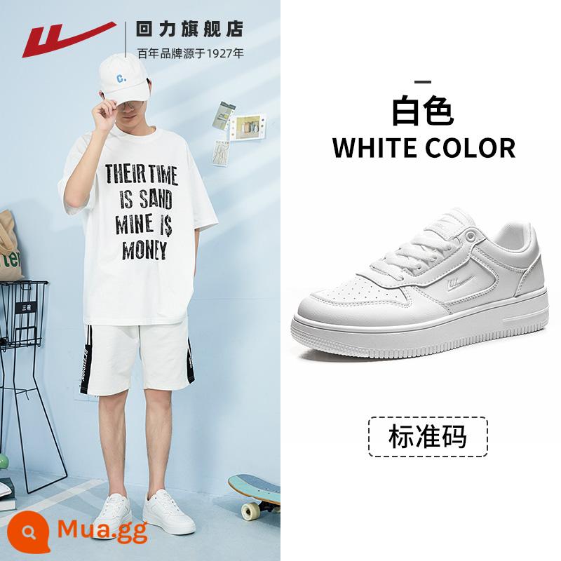 Kéo Lưng Giày Nam Mùa Hè 2023 Thời Trang Mới Tất Cả Giày Nam Phong Cách Cổ Điển Thoáng Khí Thể Thao Nam Sneakers - 1599 trắng không tì vết