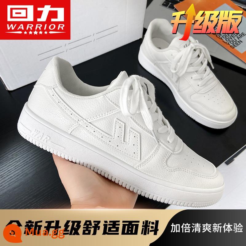 Kéo Lại Giày Nam Mới Mùa Hè 2022 Giày Trắng Thoáng Khí Cho Nam Giày Phần Mỏng Phù Hợp Với Giày Sneaker Đôi Thông Thường - Trắng [nâng cấp]