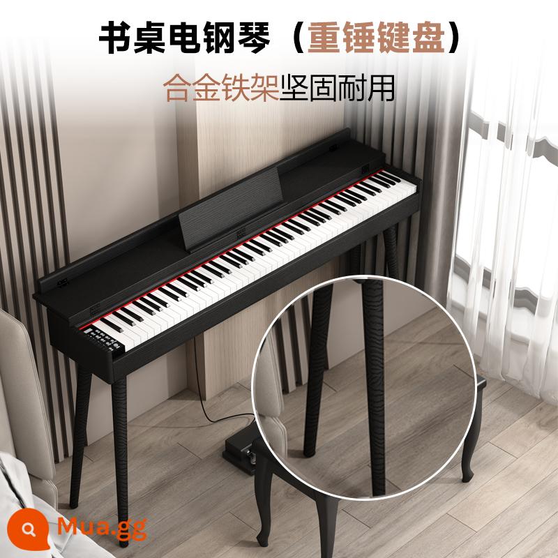 Đàn piano điện tử di động búa nặng 88 phím dành cho trẻ em mới bắt đầu dành cho người lớn giáo viên mẫu giáo nhà sản xuất đàn piano điện tử chuyên nghiệp - Cấp Chuyên Nghiệp - Bàn Khung Sắt Hợp Kim Ba Bàn Đạp Màu Đen - Bluetooth