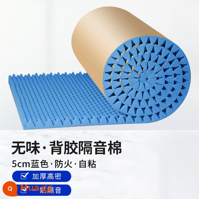 Âm thanh cách điện cotton âm thanh -absorbing cotton supercopy audio wall sticker wall self -stick sponge board board phòng ngủ nhà vật liệu bông - Không mùi dày 5cm màu xanh dày 5m2/cuộn