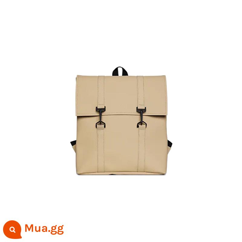 Mưa ba lô chống nước nhỏ cổ điển thành thị nam nữ leo núi ngoài trời ba lô MSN Bag Mini - màu nâu sỏi