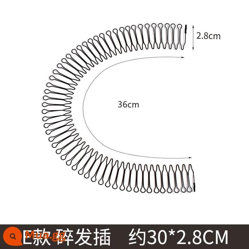 Kẹp tóc vô hình vòng đầu nữ mùa hè kẹp mũ đội đầu 2023 mới hoàn thiện tóc gãy hiện vật tóc vòng kẹp tóc - Kiểu 28#E