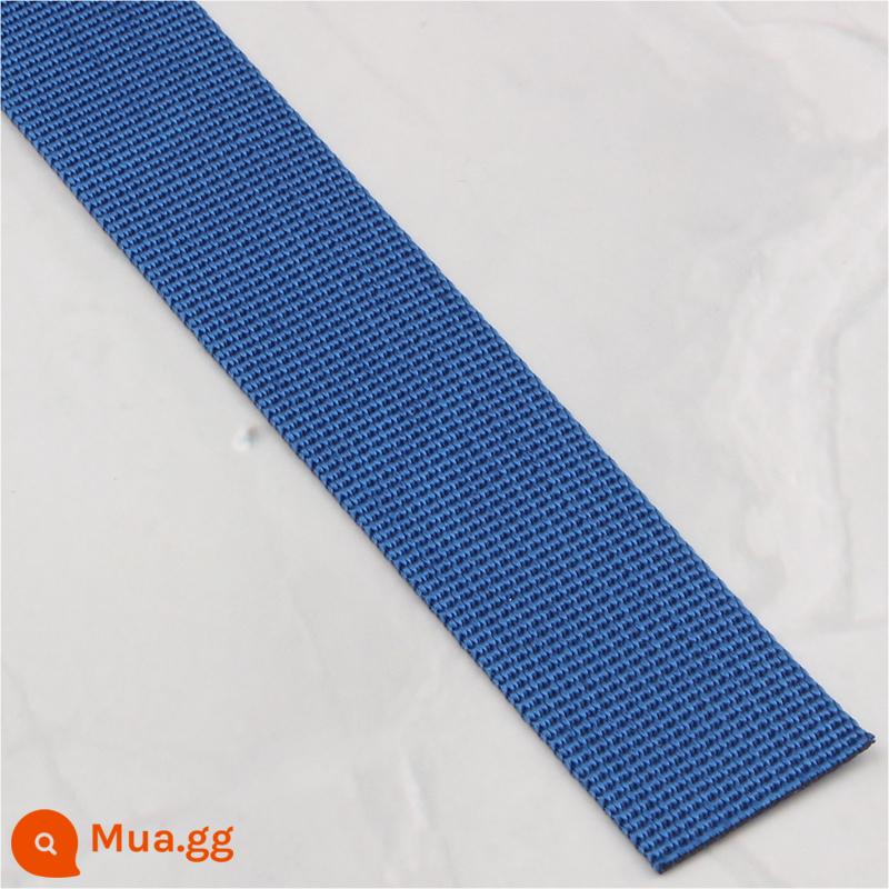 1.5-5CM Ruy Băng Nylon Hố Hoa Văn Màu Mã Hóa Lưng Túi Thay Thế Dây Đeo Vai Dây Đeo Túi Tự Làm Phụ Kiện Phụ Kiện - Vải gợn sóng mã hóa màu xanh đậm