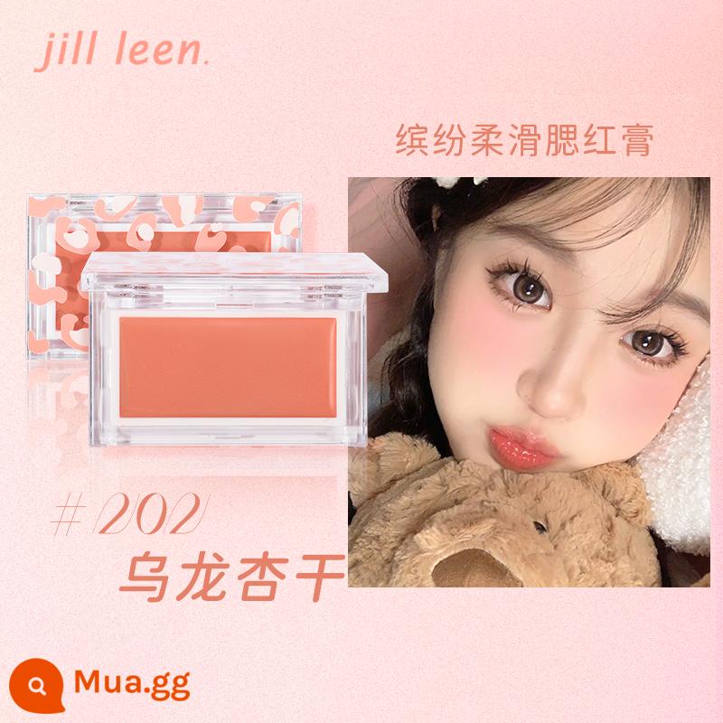 JILLLEEN Blush Cream Purple Blush Làm sáng, phồng và bền lâu, dưỡng ẩm tự nhiên, thân thiện với làn da, tạo đường nét và cải thiện làn da - 202 Ô Long Mơ Khô