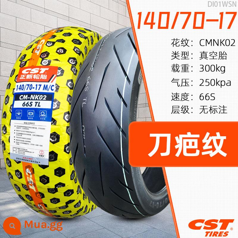 Lốp không săm xe máy Zhengxin Tire 90/100/110/120/130/140/150/60/70/80-17 inch - Lốp không săm 140/70-17 Zhengxin NK02 (sản phẩm mới)