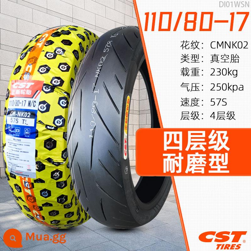 Lốp không săm xe máy Zhengxin Tire 90/100/110/120/130/140/150/60/70/80-17 inch - Lốp không săm 110/80-17 Zhengxin NK02 (sản phẩm mới)