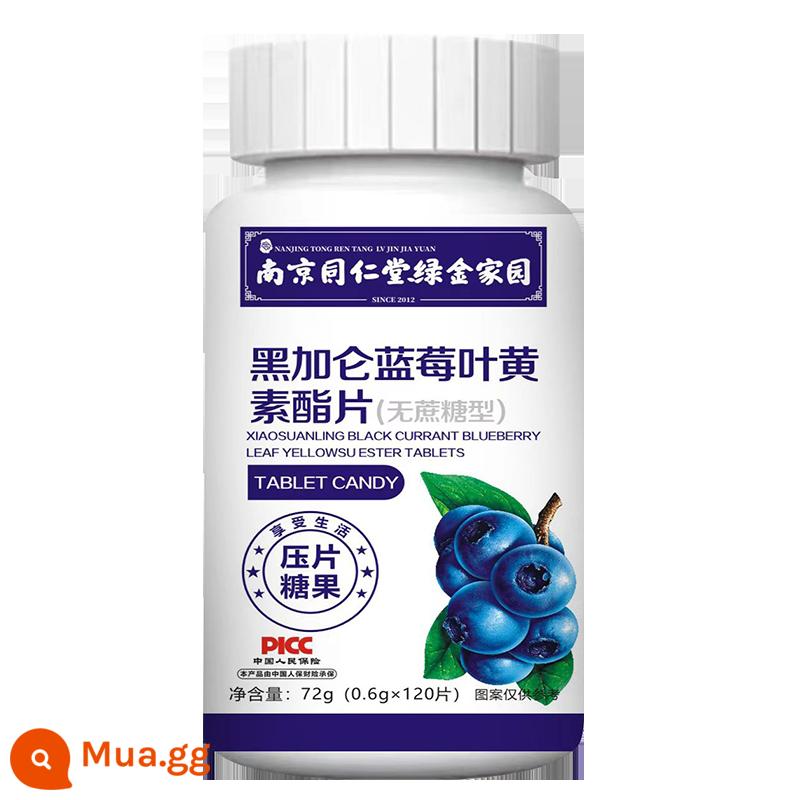 Việt Quất Lutein Nước Kẹo Dẻo Chính Thức Xác Thực Hàng Đầu Cửa Hàng Người Lớn Và Trẻ Em Không Bằng Sáng Chế Cận Thị Nam Kinh Tongrentang - Nho đen Lutein 1 chai (120 viên)