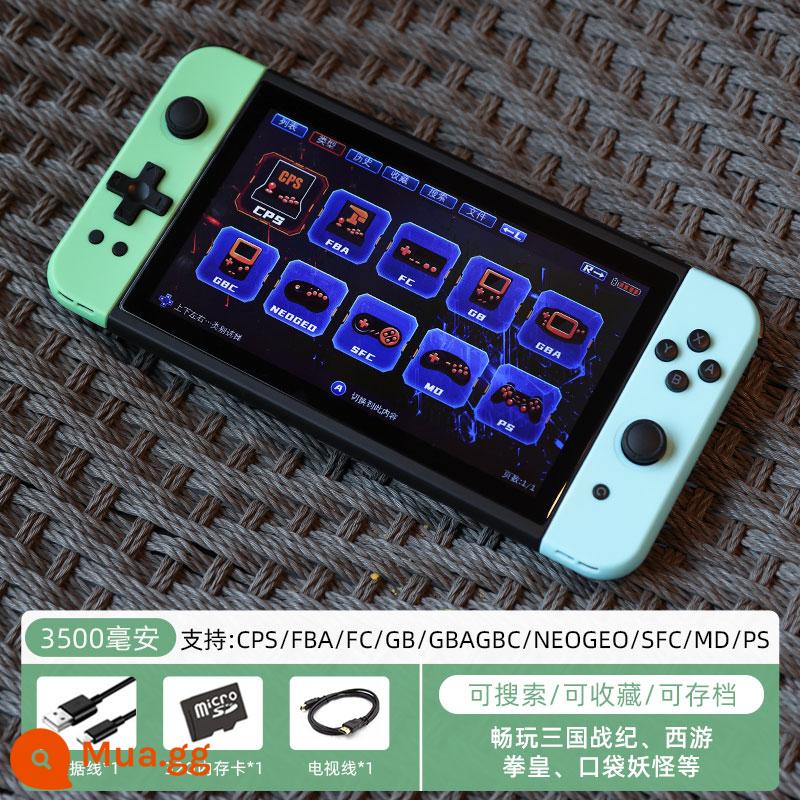 Máy chơi game Overlord boy palmtop arcade kiểu cũ máy chơi game psp màn hình lớn 7 inch đôi fc mẫu hoài cổ gba Pokémon ngay cả TV trẻ em hàng độc gửi bạn trai 2022 mới 1 - 7-inch/32G/Animal Crossing [3000 Games] Phiên bản chơi đơn