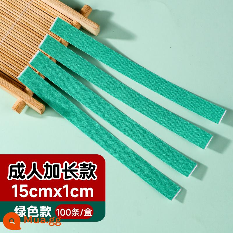 Guzheng băng cut-free dành cho trẻ em người lớn đa năng thoáng khí pipa nail tape chứng nhận thi chuyên nghiệp loại chơi không dính - Không cần cắt - phiên bản mở rộng [xanh] đựng trong hộp [25 miếng, 100 dải], độ bám dính tốt và thoáng khí