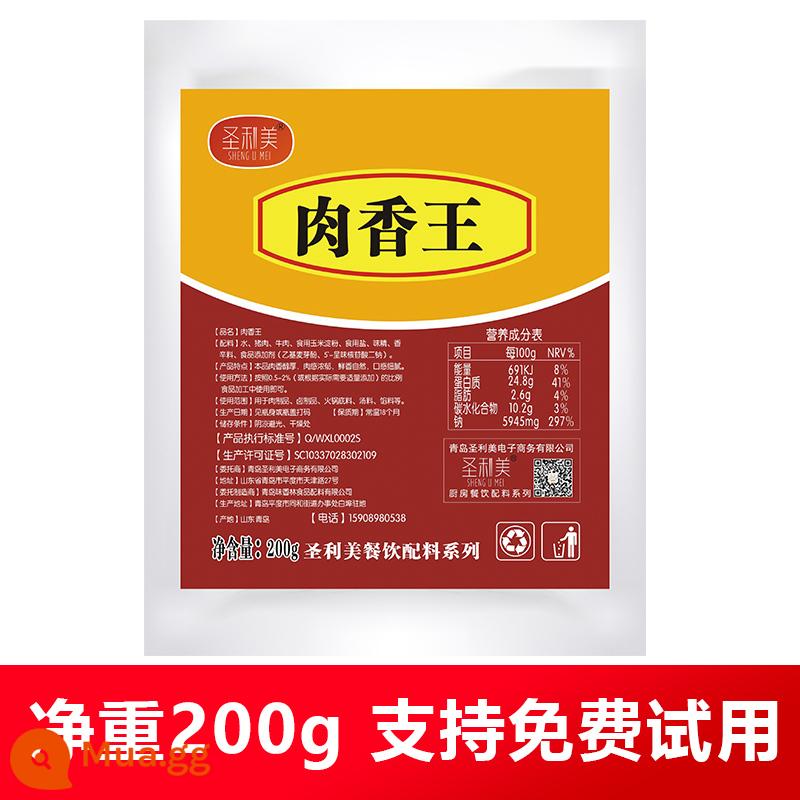 Gia Vị Thịt King Chính Hãng Thương Mại Rau Hầm Hương Vị Thịt Kho Bột Nhân Thực Phẩm Đã Nấu Hương Vị Gia Vị - 200g trong túi