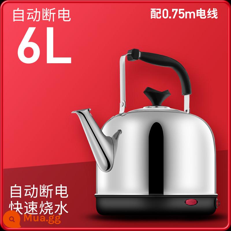 Ấm đun nước Kettle Tương nhiệt Nội thất nhanh chóng - 6L tự động tắt nguồn dày lên