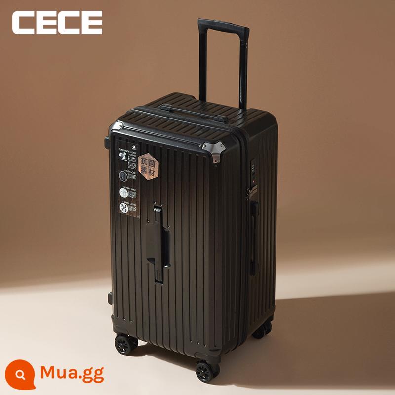 CECE công suất lớn dày vali nữ 32 inch vali kéo nam đa năng bánh xe đẩy trường hợp ký gửi 30 inch - đen