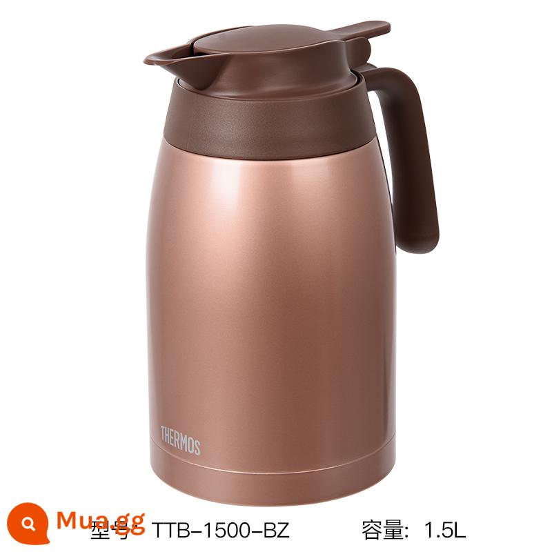 [Tự vận hành] Bình giữ nhiệt THERMOS Bình giữ nhiệt bình giữ nhiệt văn phòng tại nhà Bình đun nước inox TTB - Hồng hồng (1.5L) kiểu mới