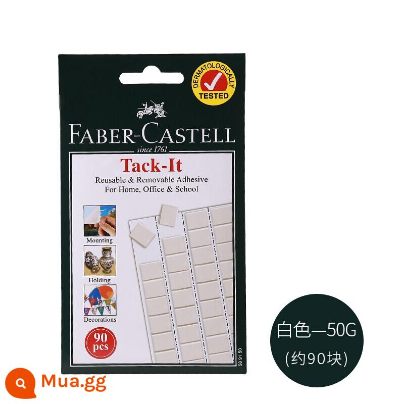 [Tự vận hành] Đức FABER-CASTELL/ Faber-Castell Clay Free Liquid Nail Clay Photo Wall Photo Frame Balloon No Trace Keo hai mặt Keo làm sạch tai nghe Keo dán tường Đặc biệt - Trắng 50g (khoảng 90 miếng)