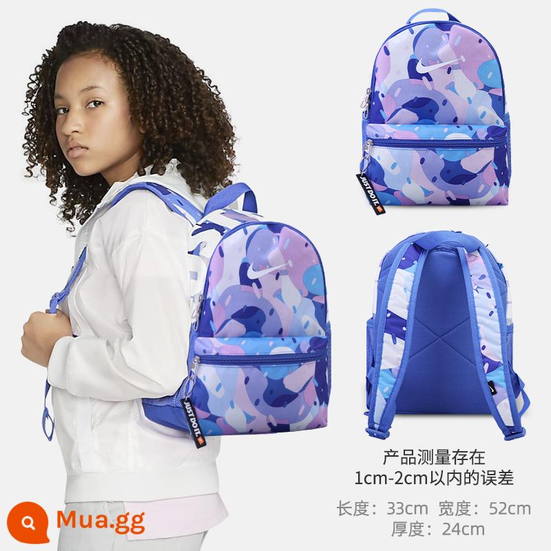 [Tự làm chủ] Nike/Nike Children Backpack Male Bag Mini Leisure BA5559-013 - 22 màu xanh mới DQ5163411