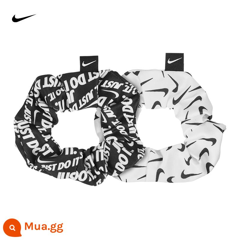 [Tự vận hành] Nike Nike nơ lưới màu đỏ nữ trang trí tóc nơ lớn ruột già vòng tóc trang trí đầu quà tặng dây cao su - [Hai] Dây buộc tóc ruột già N1002455127OS