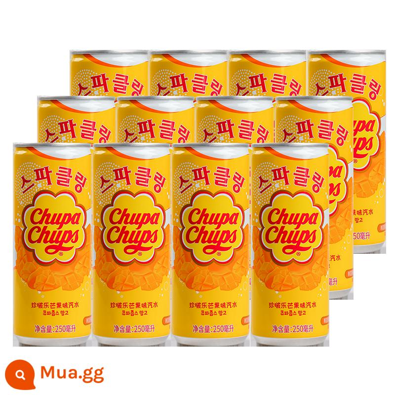 [Tự vận hành] Jane Pole Dâu Nho Hami Melon Mango Hương trái cây có ga 250ml*12 Lon - Soda hương xoài 250ml*12 lon